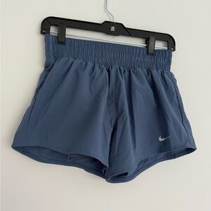 Nike Blue Athletic Shorts Lightweight Elastic Waist